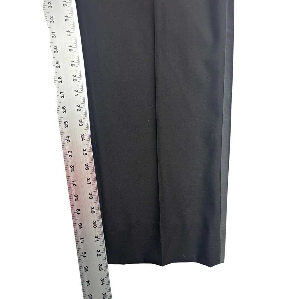 Pronto Uomo 48R 43x33 Black Tuxedo 2pc Pant Suit Wool Formal Evening Dinner Tux
